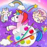 Fabulous Cute Unicorn Coloring Book